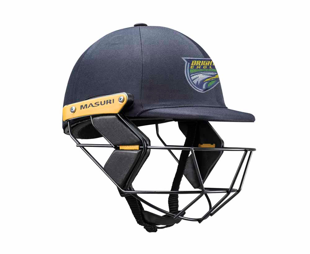 Masuri Original Series MK2 JUNIOR Test Helmet with Steel Grille - Brighton District CC