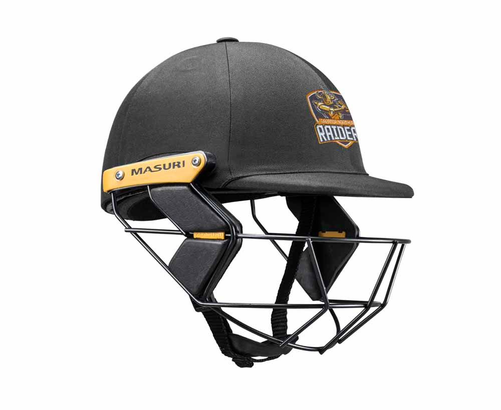 Masuri Original Series MK2 JUNIOR Test Helmet with Steel Grille - Greater Northern Raiders CC
