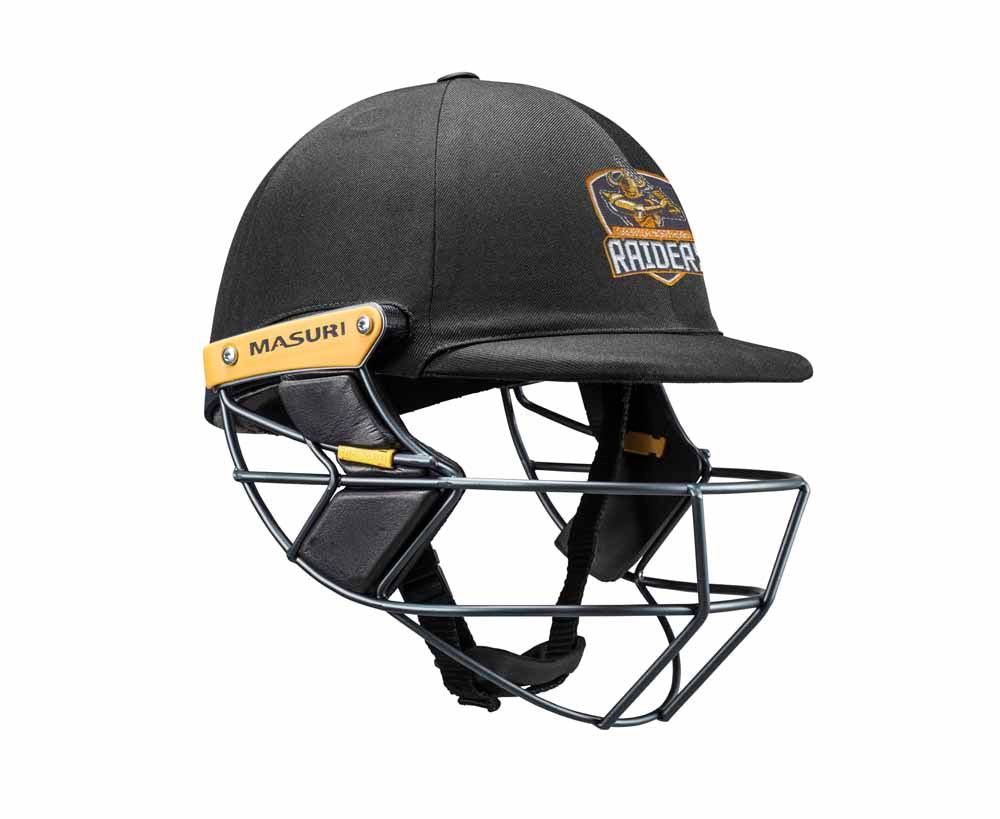 Masuri Original Series MK2 SENIOR Test Helmet with Steel Grille - Greater Northern Raiders CC