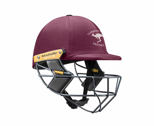 Masuri Original Series MK2 SENIOR Test Helmet with Titanium Grille - Clarence District CC